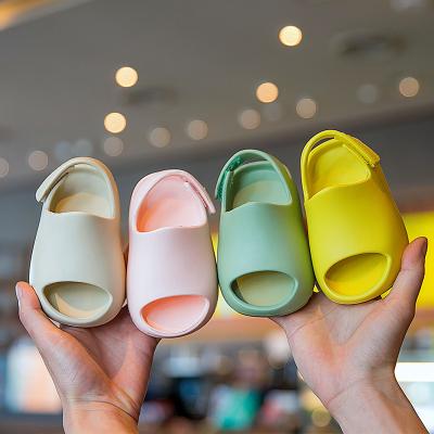 China Summer Children's Waterproof EVA Beach Blank Slippers Slides Baby Slippers Indoor Bedroom Kids Slides Slippers for sale