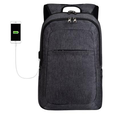 China Laptop Backpack 17 Inch Water Resistant/USB Port/Anti-Theft Slim Travel Laptop Back Pack for College School Business for sale