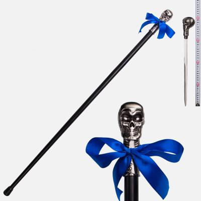 China Japan Black Deacon Charles COS Prop  Head Crutch Sword Anime Knife Sword Performance Prop Metal Crutch Unedged for sale