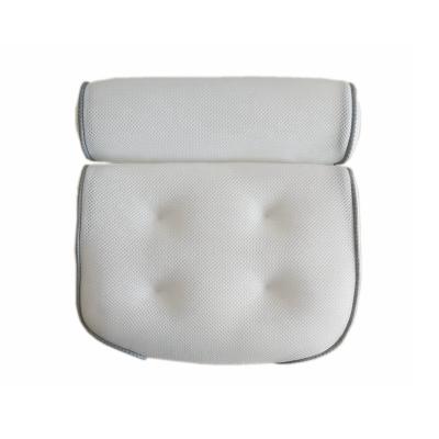 China Sustainable Wholesale 3D Mesh Eco-Friendly Washable Spa Bathtub Pillow for sale