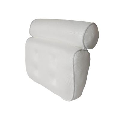 China Sustainable Bath Massage 3D Mesh Headrest Soft And Washable Pillow for sale