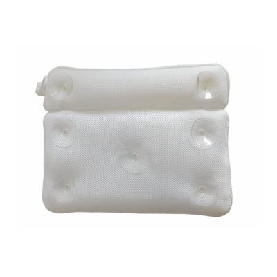 China Sustainable 3D Air Mesh Washable Bath Pillows For Tub for sale