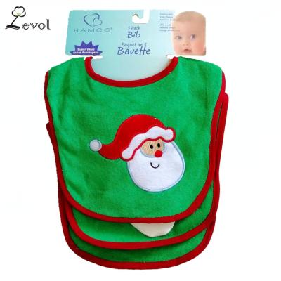 China Manufacturer Custom Terry Antibacterial Baby Bib with Low Price in Alibaba for sale