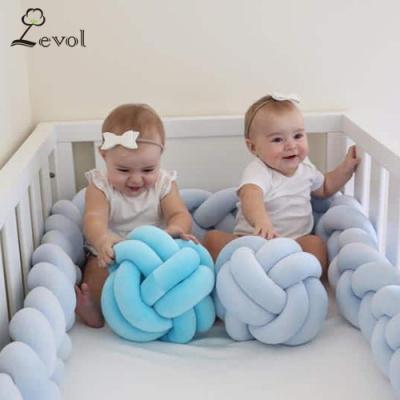 China New Design Cheap Price Massage Band Knot Bumper Pillow For Baby for sale