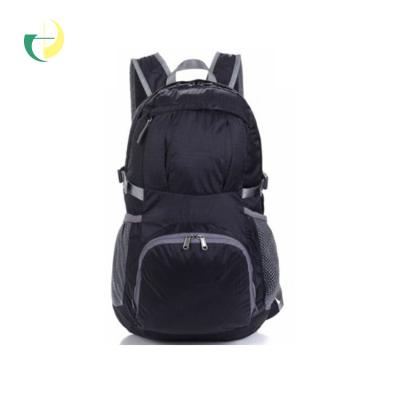 China Outdoor Waterproof Folding Polyester Youth Polyester Travel Backpack for sale