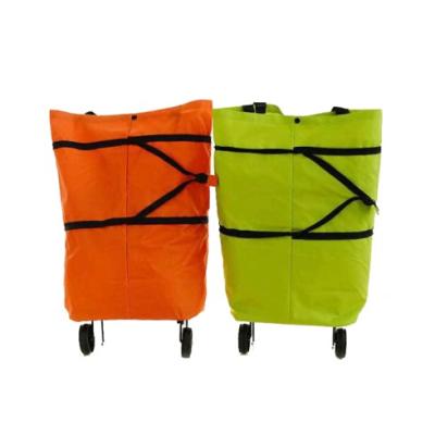 China Collapsible Collapsible Shopping Trolley Bags Supermarket Promotion Use for sale