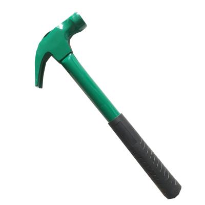 China Nail Hammer Claw Hammer 0.25kg Head +TPR Handle Professional One Piece Steel Claw Hammer for sale