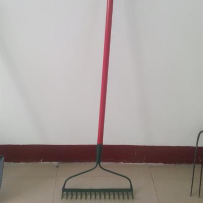 China High Quality Garden Shovel Garden Tools Garden To Take Aluminum Handle Leaf Rake /hay Rake Teeth for sale