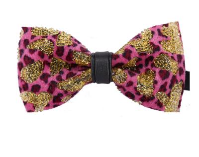 China Dot Luxury Private Label African Crystal Men Bow Ties for sale