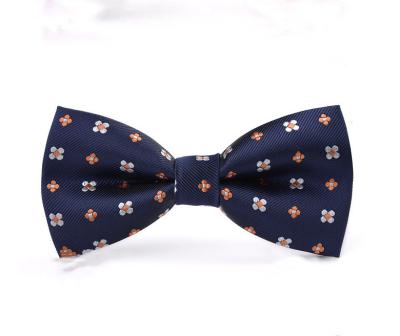 China Pure new style cheap price adjustable color polyester wedding fashionable bow tie for sale