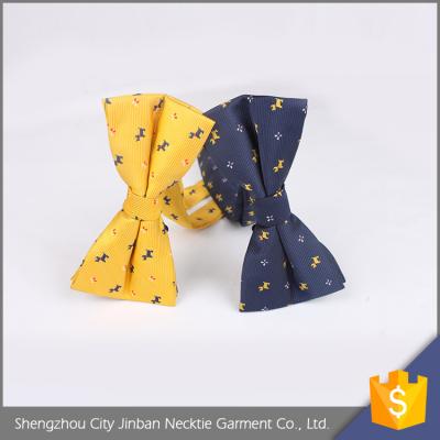 China Double Color OEM Accept Pet Accessories Funny Silk Colorful Dog Bow Tie for sale