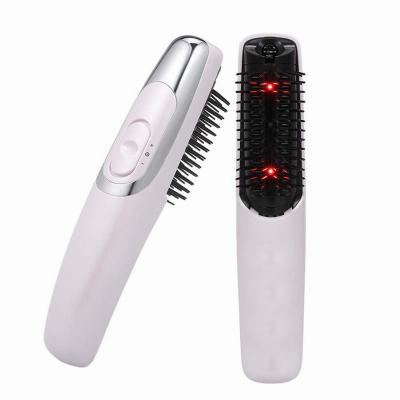 China Professional Electric Rotating Infrared Ion Vibration Massager Red Light Laser Iron Curling Hair Growth Comb Anti Hair Loss Electric Massage Therapy Brush for sale