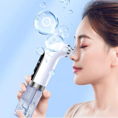 China Black Head Micro Super Home Water Bubble Beauty Instrument Bubble Removal Facial Blackhead Remover With 6 Probes for sale