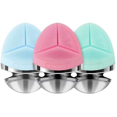 China Other Multifunctional Skin Care Brush Beauty Equipment Facial Cleansing Vibrating Face Brush Massager IPX7 Waterproof for sale