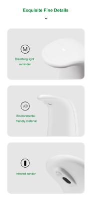 China New Durable Automatic Foam Soap Dispenser Induction Foam Induction Soap Dispenser, Multifunctional Foam Soap Dispenser for sale