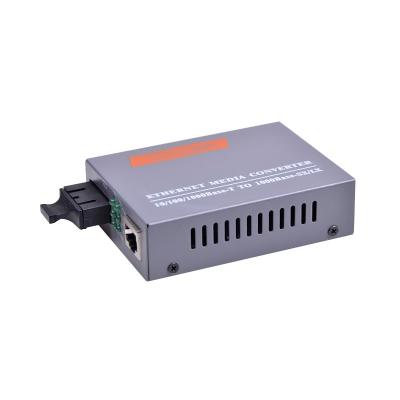 China Haohanxin FTTH 10/100/1000M Gigabit Dual Transceiver Multi Mode Fiber HTB-GM-03 850nm 2KM SC Rj45 Fiber Optic Media Converter for sale