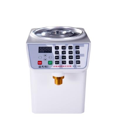 China food & Beverage Shops Exquisite Technical Custom Dispenser Machine 16 Keys Fructose Syrup Quantitative Machine Equipment For Milk Tea for sale