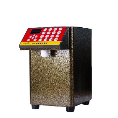 China food & Beverage Shops Latest Custom Best New Machine 16 Keys Fructose Syrup Quantitative Machine Equipment For Milk Tea for sale