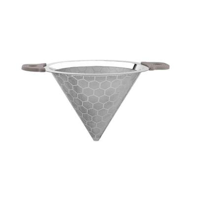 China Tea Residue Filtration Kitchen Sieve Residual Mesh Colander Stainless Steel Filter Buyer Commercial Cafes and Cafes Material Metal for sale