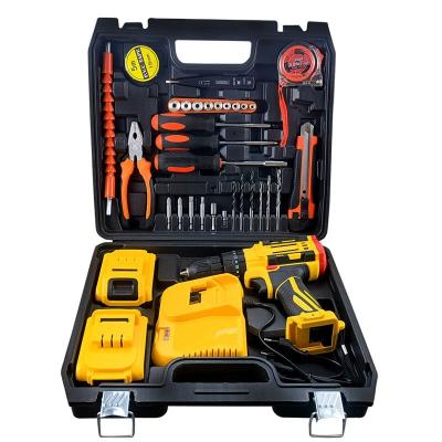 China High Quality Cordless Craft Cordless Drills DIY Tools Portable Plastic+ Copper+ Steel Power Drill Set for sale