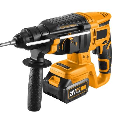 China Wholesale Plastic+ Copper+ Steel Tool Cordless Drill 21V Machine Set Heavy Duty Electric Drilling Prices China Hammer Battery Super Hand Drill for sale