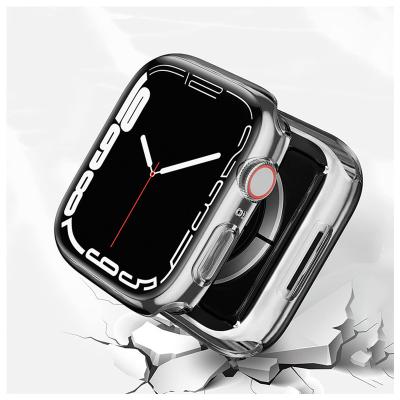 China Anti-shock& Anti-scratch Tpu Watch Case For Apple Watch Series 7 Case With Screen Protector for sale