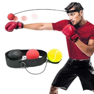 China Reaction Boxing Equipment Speed ​​Training Head Boxing Reflex Punch Ball Set 3 Boxing Reflex Ball for sale