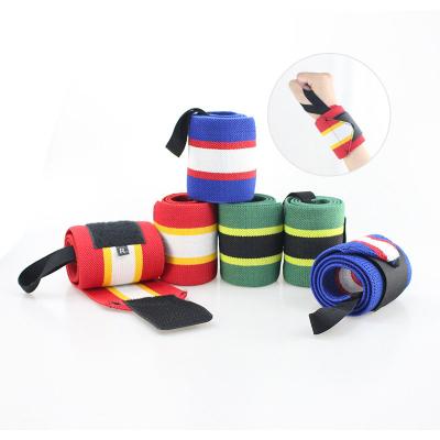 China Heavy Duty Weightlifting Fitness Weightlifting Sports Breathable Wrist Support Wraps Compression Wrist Brace for sale