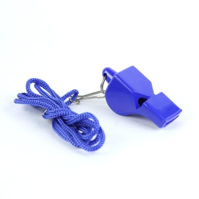 China Customized Eco-friendly Logo Loud Sound 120DB Fox Train Plastic Whistle Soccer Referee Whistle And Lanyard Mouthguard for sale