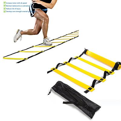 China Durable Outdoor Sports Soccer Football Training Fitness Gear Agility Ladder With Carry Bag for sale