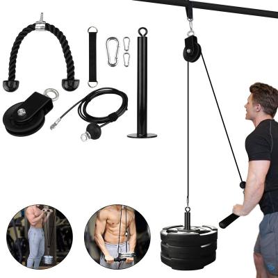 China Commercial Use Fitness DIY Gym Pulley Cable Machine System Pull Down Pin Lift Workout Arm Biceps Triceps Hand Loading Training Equipment for sale