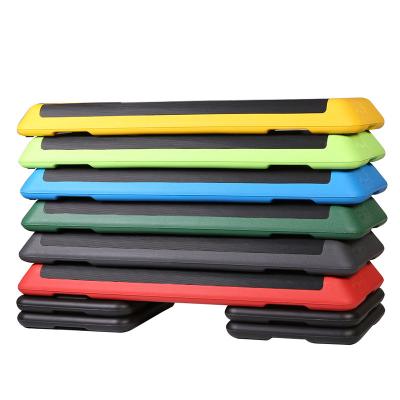 China Non Slip Outdoor Gym Fitness Equipment Adjustable Board Steps Aerobic Step Platform for sale