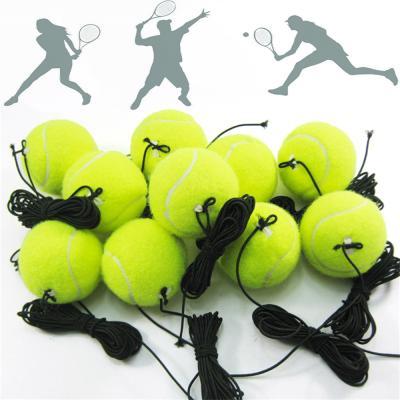 China Professional Eco-friendly Tennis Ball Forming 6.5cm Tennis Ball With Elastic String String For Beginners for sale