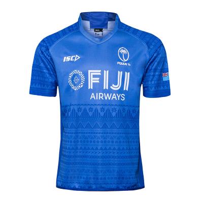 China Breathable Rugby Fiji 2021 Sevens Home And Party American Football Nfl Soccer Uniform Jerseys for sale