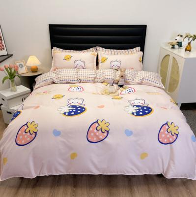 China Onlysub Disposable Bed Sheets Stock Bedding Sets 100% Cotton, Wholesale Bed Sheets Bedding Sheet Set for sale