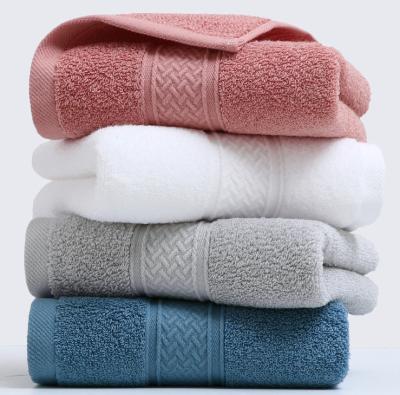 China 100% Towel, Cheap Bathroom Soft Face Bone Water Absorption Cotton Child Safe High Quality Strong Towel For Home 70*140cm 35*75cm for sale