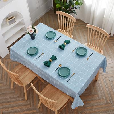 China Bone Polyester Rectangle Waterproof Tablecloth,Stain Resistant And Spillproof Kitchen Cloth Washable Tablecloth,China Supplier for sale