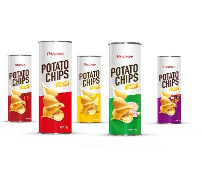 China Snack Foods China Potato Chips Tube  Potato Chips Dried Potato Chips 110g PANPAN A01 for sale