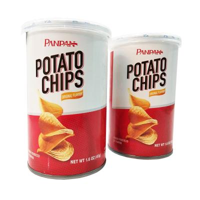 China PANPAN Private labels potato chips factory halal foods potato chips for sale