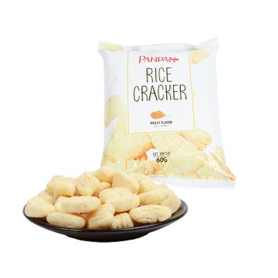 China Panpan Chicken Flavor Rice Cracker Snack  Dry Cool Place Storage Dried Style Salt for sale