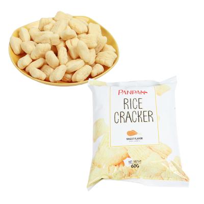 China Halal Snack Foods Rice Cracker Snack  Non-Fried Dried 9 Months Shelf Life PANPAN A03 for sale