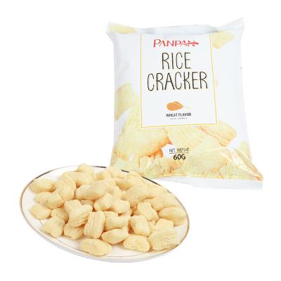 China PANPAN Rice Cracker Snack  Non-Fried Square Shape 9 Months Shelf Life Dry and cool for sale