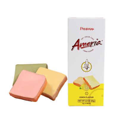 China A04 Cookies Biscuits Dry Cool Condition PANPAN Dry Cream Cake Semi-Hard  12 months for sale