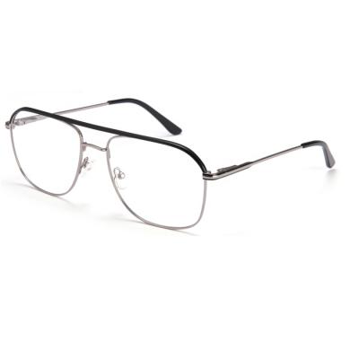 China EM1137 High Quality Double Bridge Metal Glasses Double Bridge Optical Frames for sale