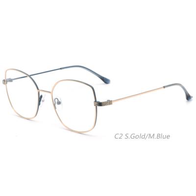 China Newest 2021 Fashion 4030 Fashion Design Metal Optical Frames Unisex for sale