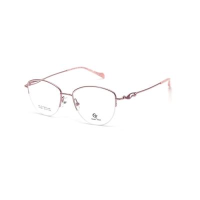 China New Fashion ST8893 Titanium Eyeglasses Frames Pure Titanium Optical Frames for sale