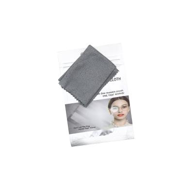 China Anti Fog Micro Glass Fiber Wiper Clean Microfiber Cloth For Optical Glasses for sale