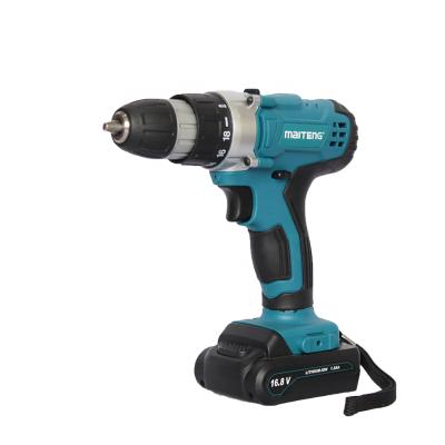 China MAITENG MT8516 electric+ machine tool MT8516 two speed high quality cordless drill 16.8V hand drill for sale