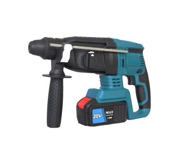 China High Quality Power Tool Li-ion Cordless Brushless Hammer 20V Rotary 20V 4.0Ah for sale