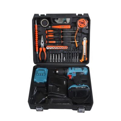 China MT2180 34PCS 21V Lithium Battery Cordless Drill Machine Tool Combo Kit MT2180 for sale